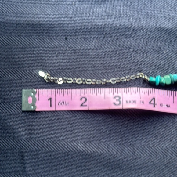 Turquoise and Blue Beaded Necklace - Picture 4 of 4